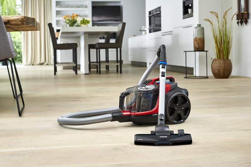 Domestic Appliances FC9729/09 beutelloser Staubsauger PowerPro Expert (900 W, 2 L Staubvolumen, integriertes Zubehör) rot — Foto 2 von 8