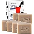 Kojie San DreamWhite Soap - Skin Brightening & Anti Aging Kojic Acid Soap that Reduces Hyperpigmentation with Collagen, Elastin & Coconut Oil - 135g x 6 Bars