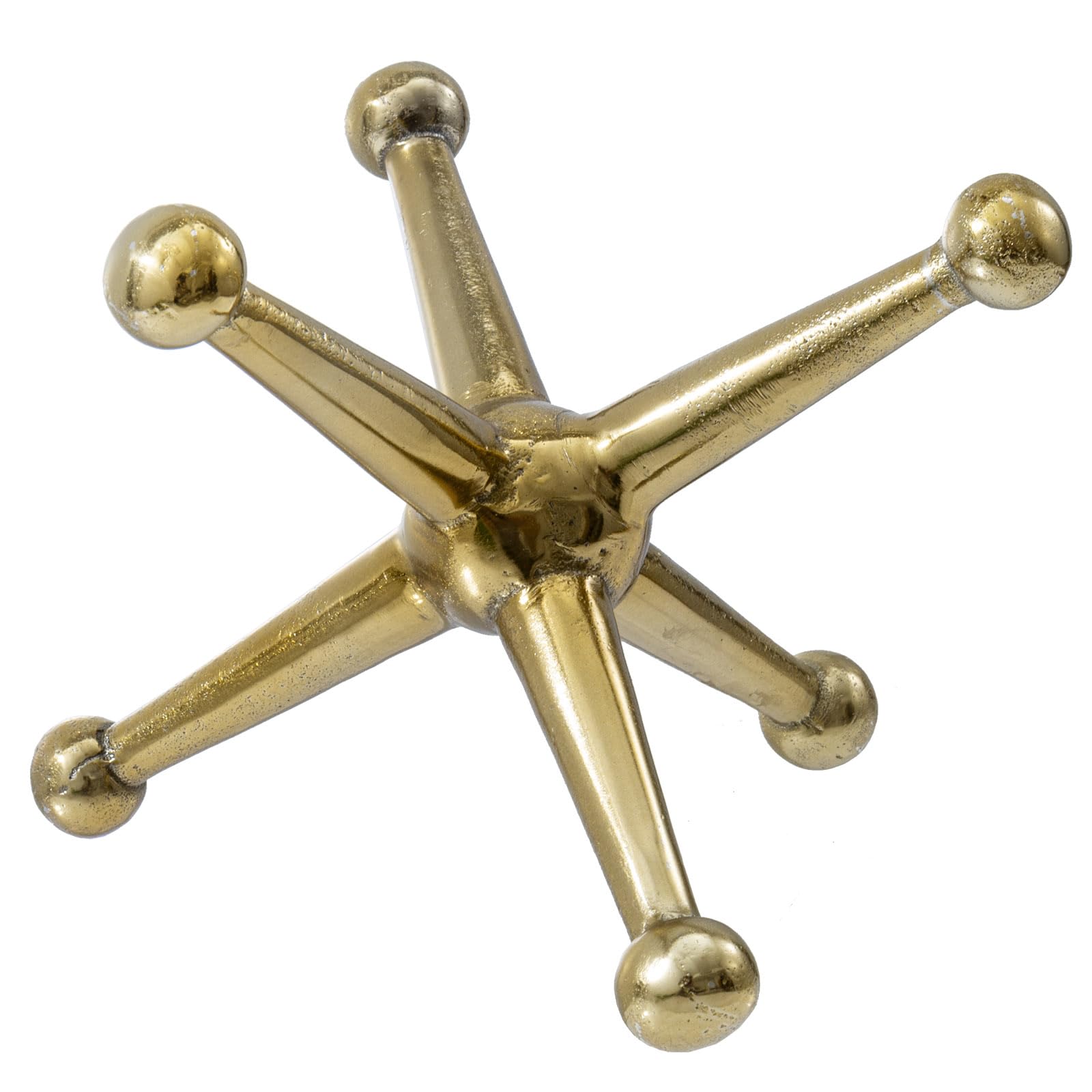 Rustic Jacks Statue MyGift 4 Inch Handmade Jacks Statue Table Decoration, Gold Cast ...