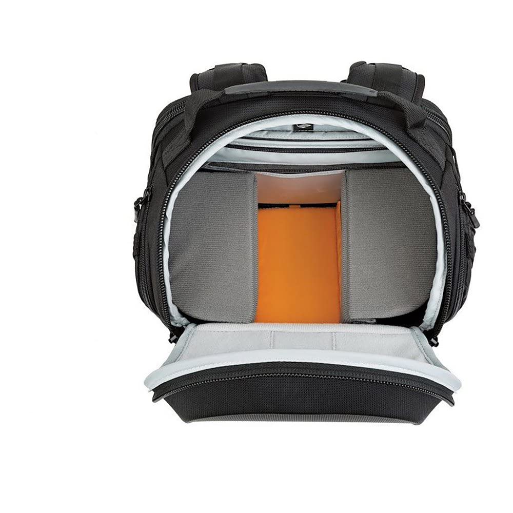 Lowepro ProTactic 350 AW II Modular Backpack with All Weather Cover for Laptop Up to 13 Inch for Professional Cameras, Mirrorless, CSC and Drones, LP37176-PWW, Black