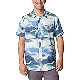 Columbia Mens Utilizer Printed Woven Short Sleeve