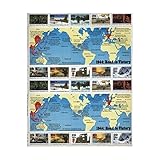 1944 WWII Road to Victory Sheet Collectible Stamp Sheet