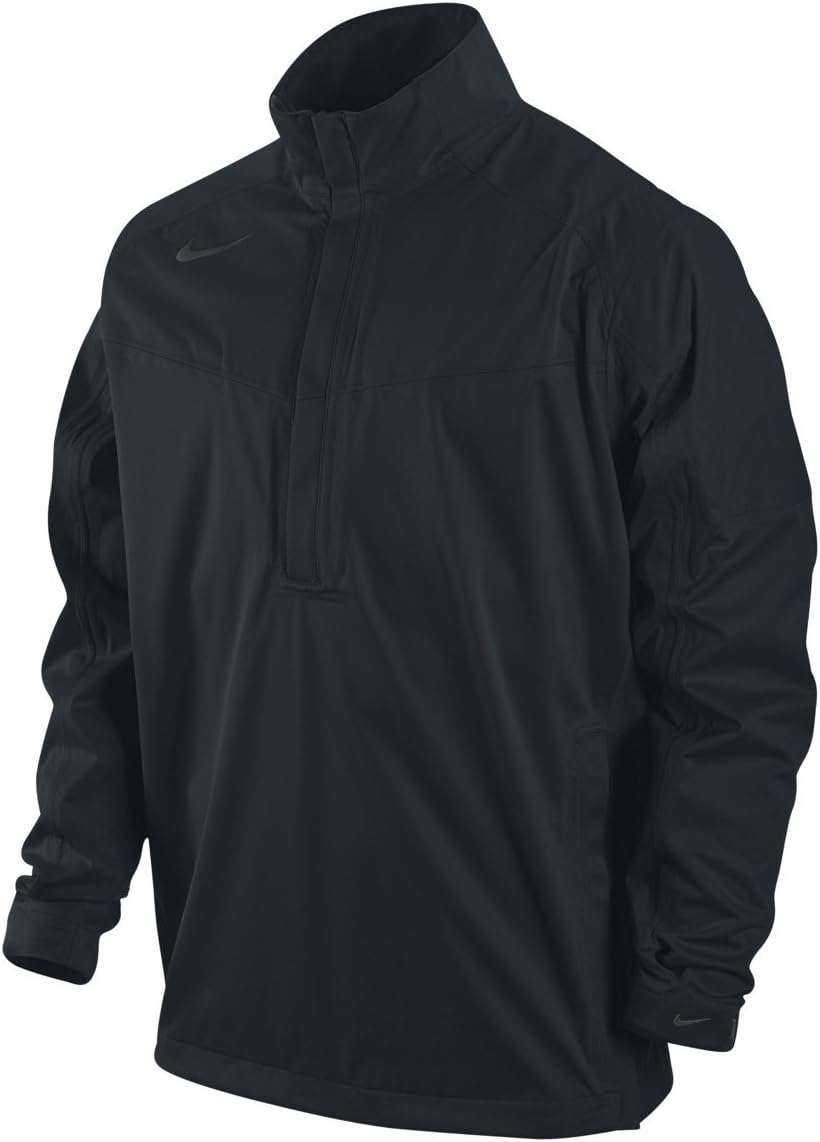 Nike Golf New 2012 Storm Fit Half Zip Waterproof Jacket - Black - S: Amazon.co.uk: Sports & Outdoors