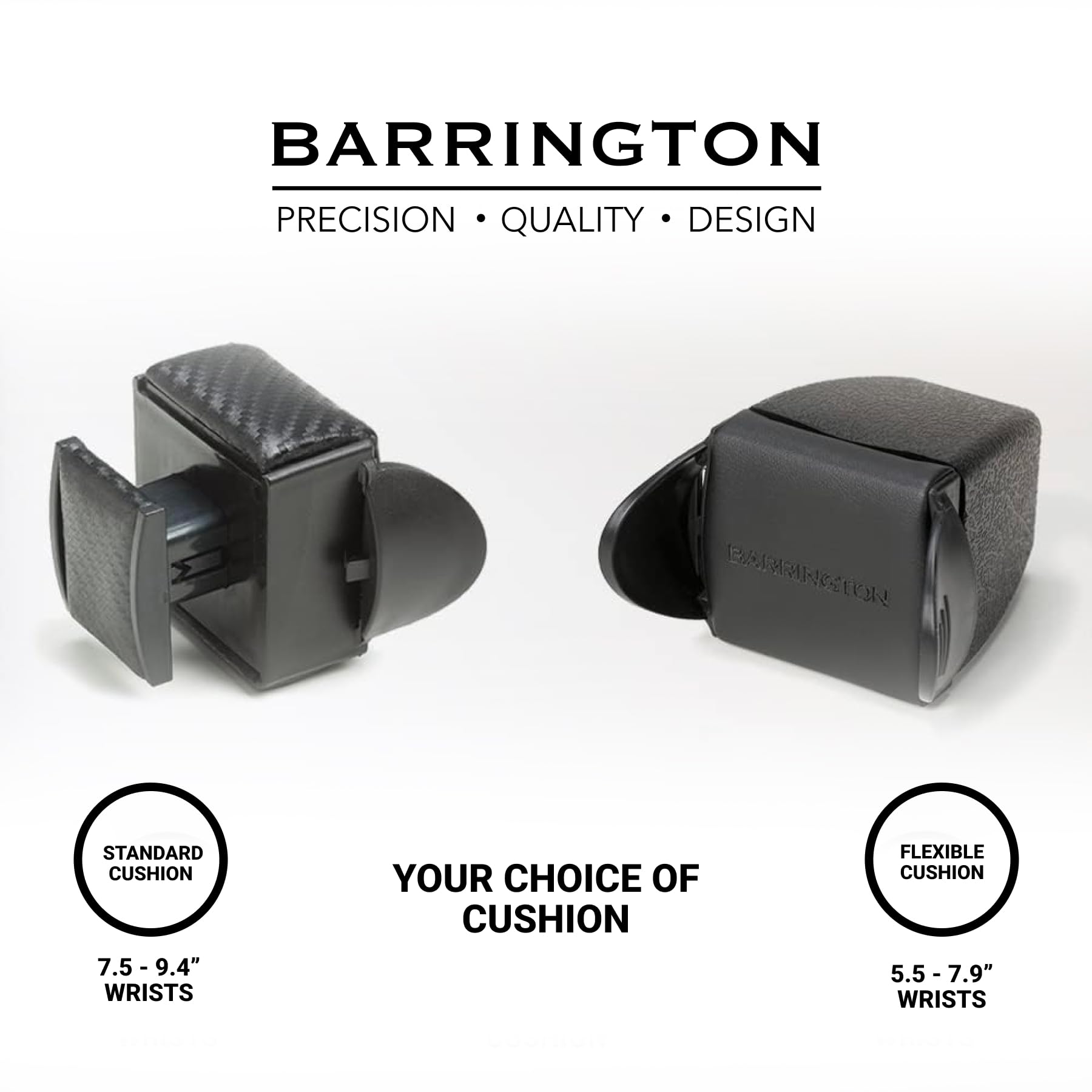 BARRINGTON Single Watch Winder for Automatic Watches with Silent Japanese Motor | Watch Winder for Luxury Brands | Adjustable TPD 650-1950 | AC Operated | Battery Backup