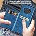 Galaxy Note 9 Case with Kickstand,SXTech (Leather Cover Series) Slim Yet Protective with Card Holders.Built-in Magnetic Backing Wallet Cases Fit for Samsung Galaxy Note 9 (2018) 6.4