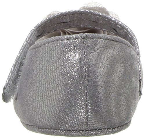 Baby Deer Girls' 02-4746 Mary Jane Flat, Silver, 3 Child US Infant
