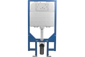 Deer Valley DV-1C0087 Concealed in-Wall Toilet Tank - Dual Flush 0.8/1.6 GPF, 400kg (880 lbs) Load Capacity, Adjustable Heigh