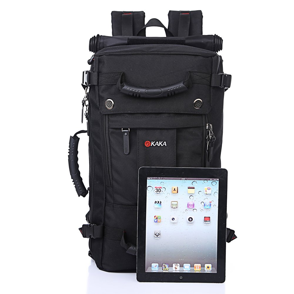 KAKA Classic Laptop Backpack for 17 Inch Laptops Black