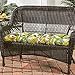 Greendale Home Fashions Indoor/Outdoor Swing/Bench Cushion, Palm Multi