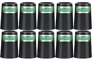 XFDACOV Golf Sleeve Ferrules Replacement Plastic Golf Club Shafts Accessory Kit Tip Size 0.370 Golf Ferrules Parallel Tip Iron Ferrules 9.3x20x14 Silver/Blue/Red/Green