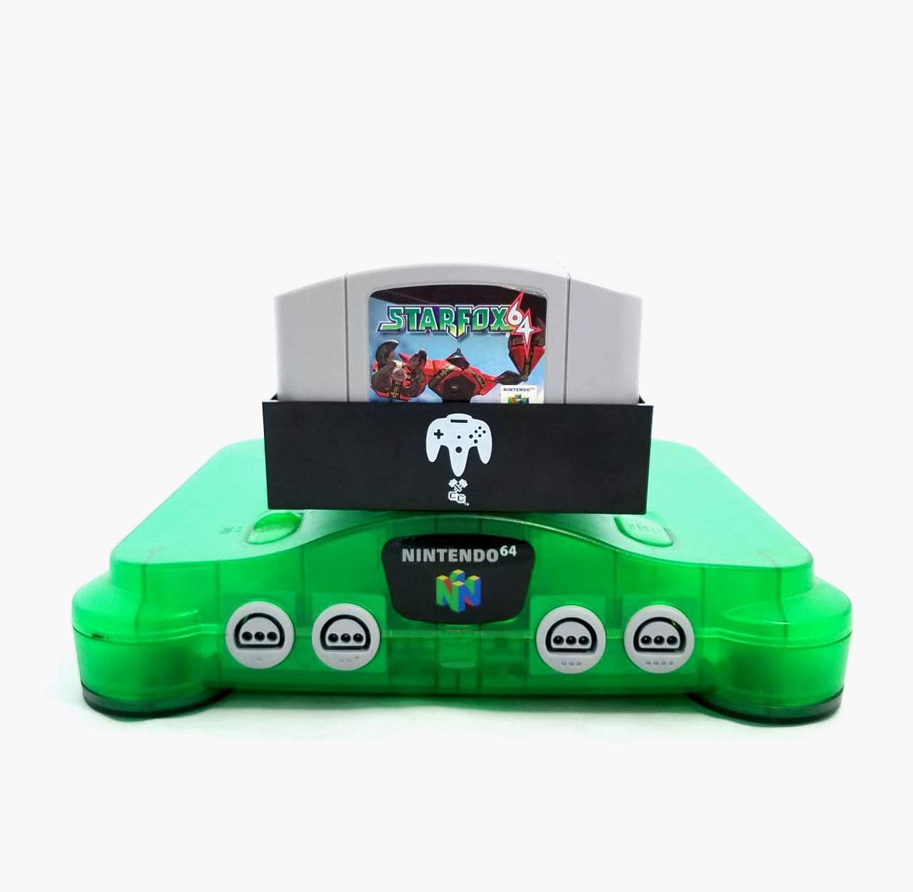 Collector Craft, Black, N64 Compatible Cartridge Holder, N64 Game Tray, Holds 10 Games, Organization, Retro Video Game Collection, Works with Nintendo 64 NTSC and PAL Cartridges: Electronics