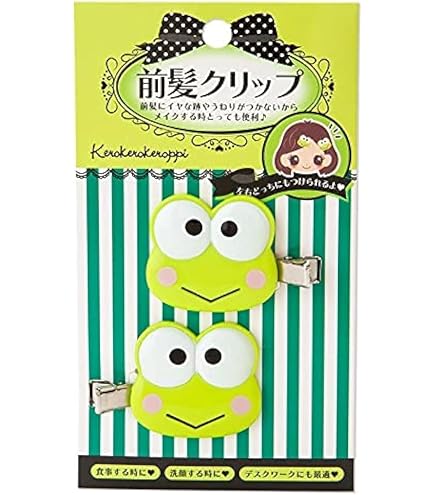 2 Barrettes Cheveux Sanrio Hangyodon - Style Kawaii Poisson - Bleu - Neuf Avec étiquettes
