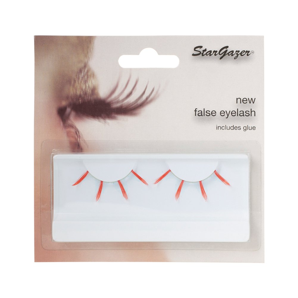 Stargazer Feather Eye Lashes style 41, synthetic lash pair includes glue.