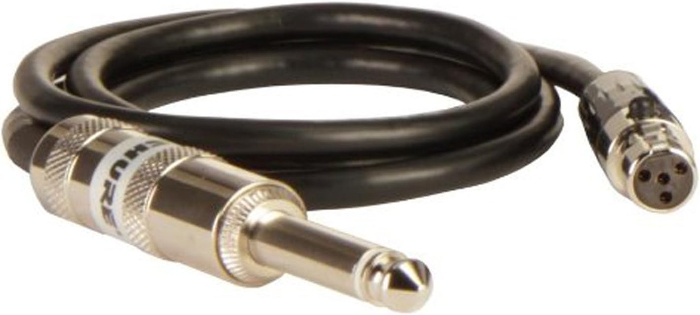 Shure BLX14 Wireless System with Bodypack and WA302 Instrument Cable for Guitar/Bass: Musical Instruments