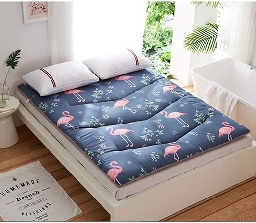 Amazon Com Ctyfuton Breathable Tatami Sleeping Floor Mat Thicken Floor Futon Mattress Mat Soft Japanese Futon Bed Roll Foldable Mattress Pad For Student Dormitory B Twin Xl Kitchen Dining