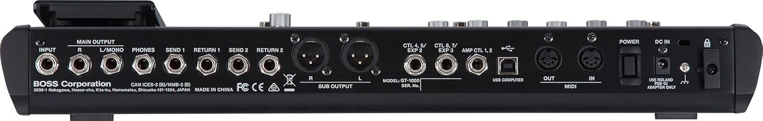 Boss 1000 pedal Clearance