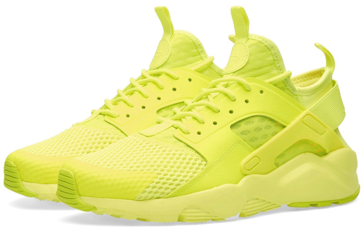 blue and orange huaraches