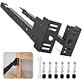 iuhome Bed Frame Footboard Extension Brackets Set Attachment Kit,Universal Bolt-on Footboard Extension Brackets Will Fit Most Twin, Full, Queen and King Bed Frames