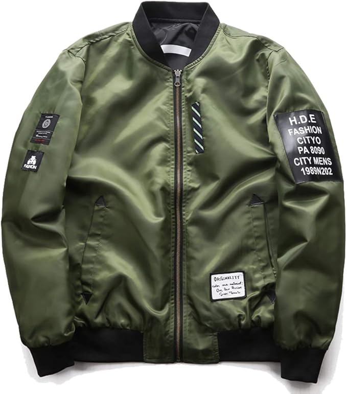 Amazon フライトジャケット Ma 1 メンズ リバーシブル ジャケット ミリタリー ブルゾン ジャンパー アウター 秋 冬 春 防寒 防風 カジュアル コート ジャケット 通販