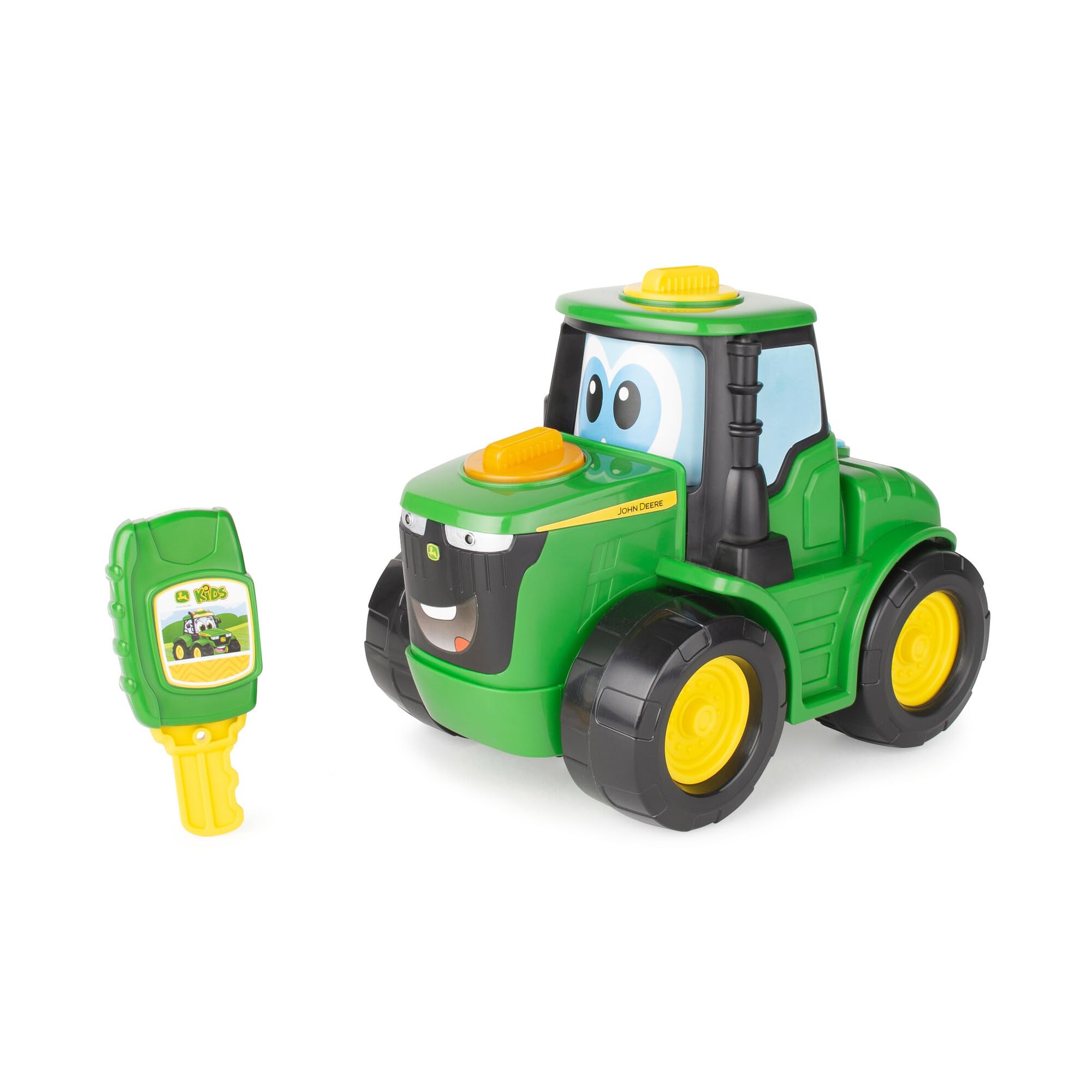 John Deere Key 'N Go Johnny Tractor Childrens Interactive Farm Toy, Black — image 1