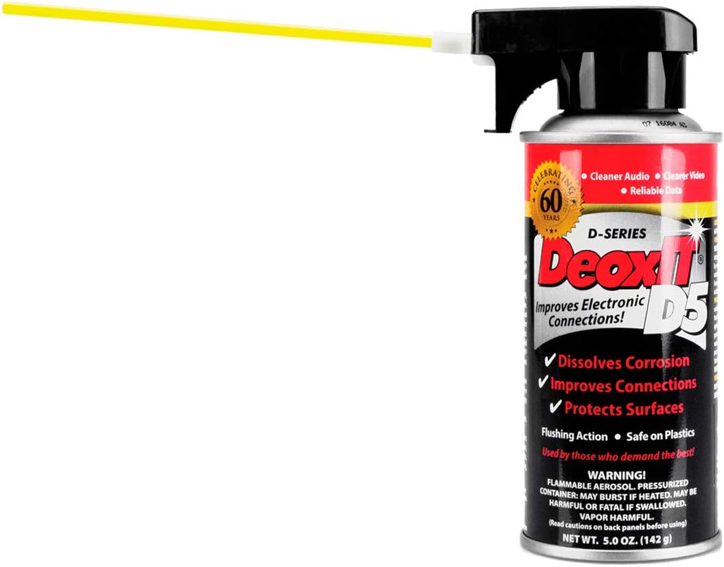 DeoxIT 5% Spray Contact Cleaner, 5 oz.: Musical Instruments