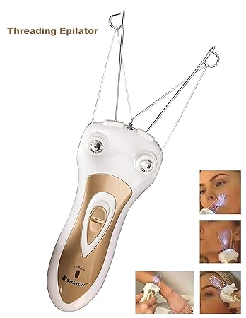 elektrisch korper gesichtsbehaarung haarentferner ziehen oberflachen haar gerat defeatherer baumwollfaden epilierer