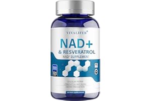 DQQI NMN Supplement Alternative 1500 mg - 120 Capsules (40 Day Supply) High Purity NAD+ & Resveratrol for Anti-Aging, Antioxidant Support, Energy & Focus Boost