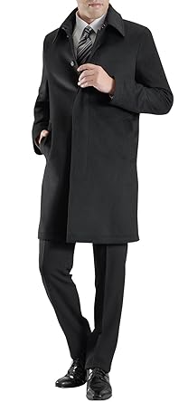 Amazon カシミヤ100 ステンカラーコート メンズ コート ビジネス