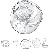 Extractor de leche portátil, accesorios de copa colectora de leche, compatible con TSRETE S12/S9, Kmaier S12, incluye válvula