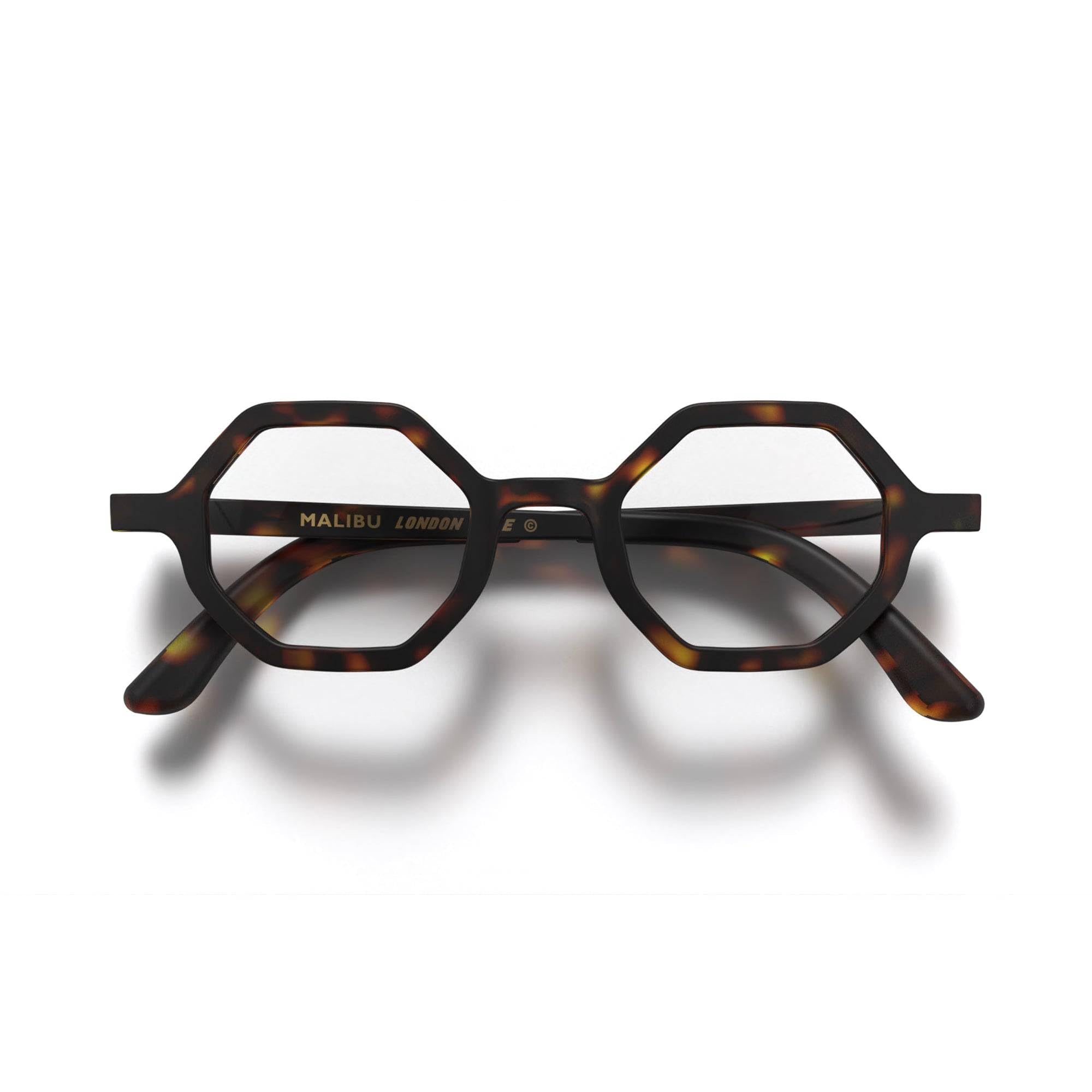 LONDON MOLE® Malibu reading glasses | Cool hexagonal/octagonal shaped readers | Men’s Women’s Unisex | Spring hinges