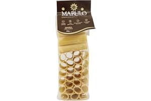 Marulo Cannelloni, Artisan Italian Pasta, Bronze Die Cut, Only 2 Ingredients, 100% Durum Semolina, Imported from Campania, Italy 1.1 lb (500g)