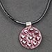 Beautiful Crystal Golf Ball Marker with Magnetic Leather Necklace for Lady