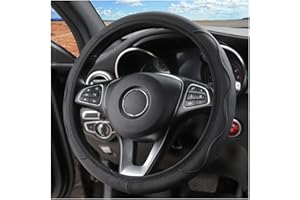 XINLIYA Car Steering Wheel Cover, Non-Slip Microfiber Leather Steering Wheel Cover, Breathable Vehicle Soft Handle Protector,