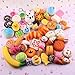 XIDAJE 12 PCS Random Kawaii Mini Soft Foods Panda Bread Bun Toasts Donuts Phone Straps Charm,Squishies Phone Key Chain Bread Strap,Hand Pillow Toy Gift squishy keychain food keychain squishies toys