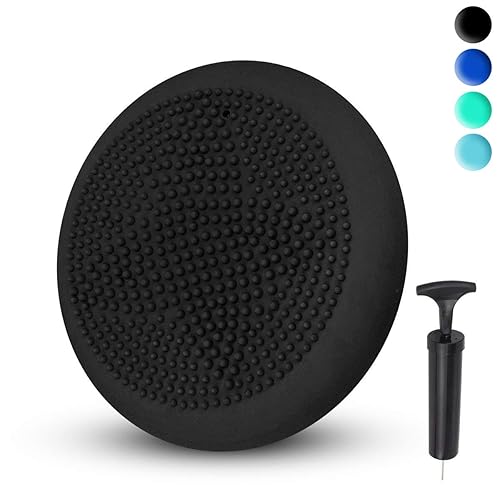 Trideer Balance Disc Wobble Cushion Wiggle Seat on Office Desk Chair
