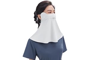 BENEUNDER UV Sun Protection Face Cover/Neck Gaiter Scarf UPF50+ Breathable Cooling for Summer Outdoor Activities Reusable