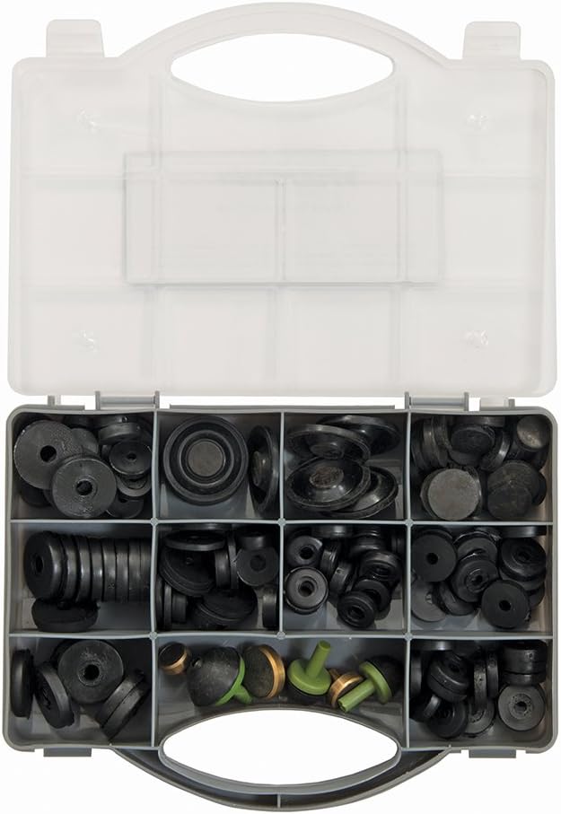 Fixman 795475 Tap Washers Pack 146pce, Black, 0.75 inches - Image 3