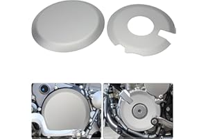 ALPHA RIDER Ignition Clutch Case Covers Guards Kit for Suzuki DRZ400 DR-Z400S DRZ400SM Kawasaki KLX400 Silver