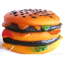 hamburger dog toy