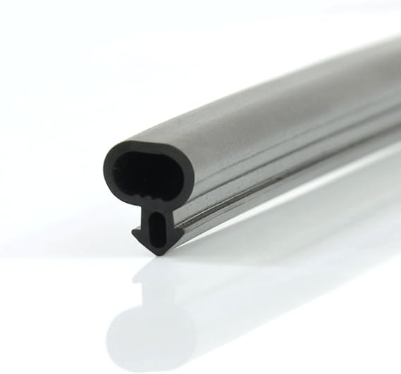 [DQ PP] 1 m Window Seal S 232 PVC Window Aluminium Profiles Black For