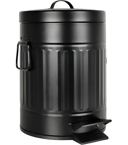 Cubo De Basura Acero Inox Cubo De Basura Con Pedal, 10 L, Acero