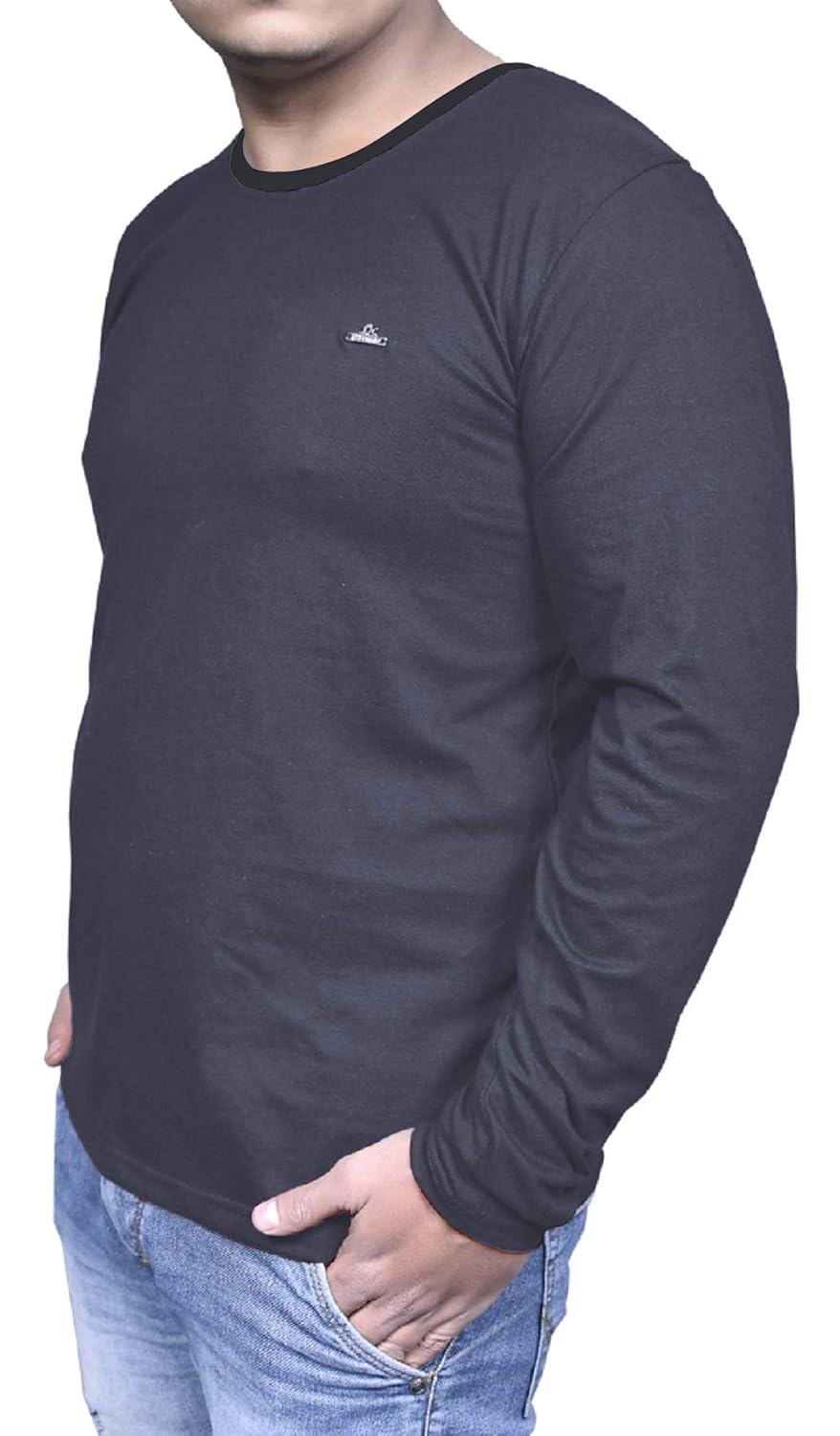 fenoix men's round neck cotton t shirt