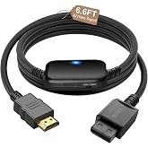 Herfair Wii to HDMI Adapter, 2026 Upgraded Component Signal Video Cable, 1080P Upscaler Full HD Output Compatible with Wii, Wii U, HDTV, Monitor &amp; Supports All Wii Display Modes