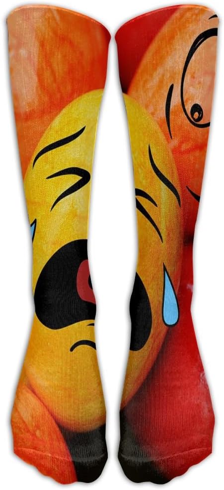 Easter Crying Egg Compression Socks Comfortable Breathable And Stylish Calf Socks Athletic Long Socks