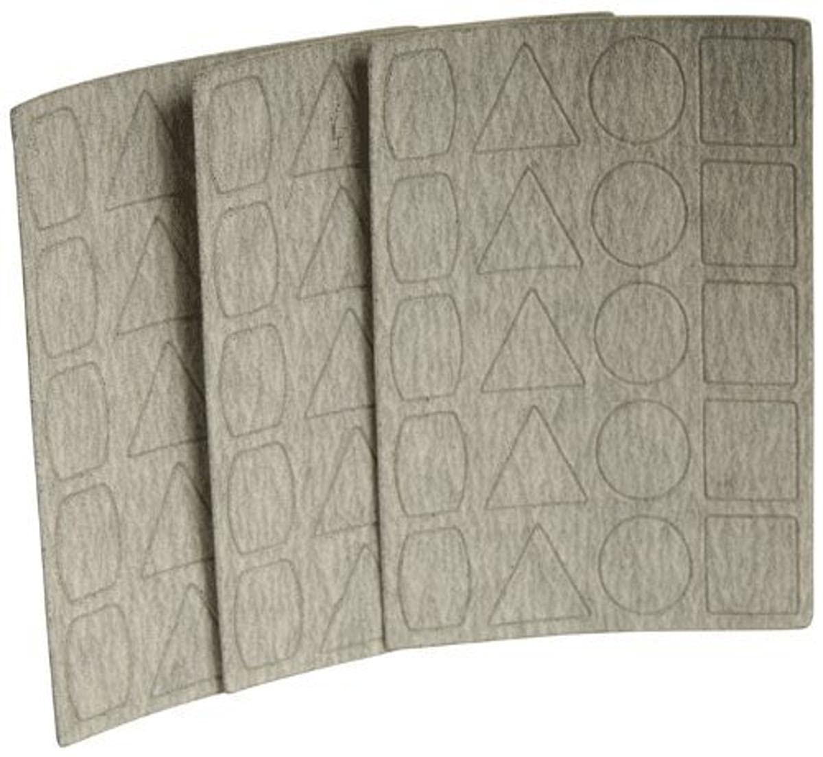 PROXXON 2228824 28824 Replacement Sanding Paper for PS 13 K 240 3 Sheets, Metallic