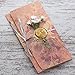 Outus 2 Piece Gold Antique Manuscript Sealing Wax Sticks with Wick and 1 Piece Seal Stamp
