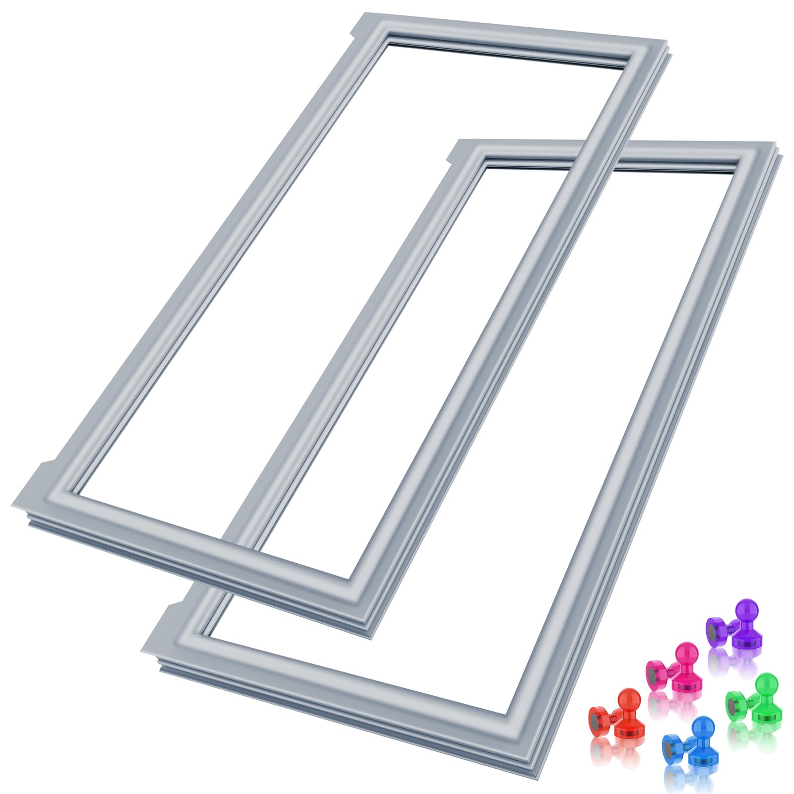 Photo 1 of [2 PACK] UPGRADED W10830274 Refrigerator Door Gasket Compatible with Whirlpool Door Gasket Replacement W10443273 KitchenAid Maytag Whirlpool Refrigerator Door Gasket Seal Fridge Seal Replacement