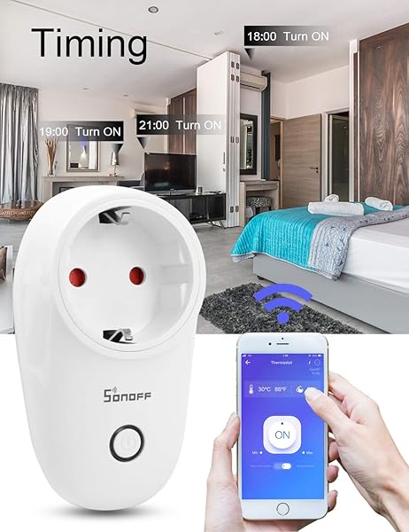 Smart Socket   S26F WiFi WLAN Smart Enchufe Alexa Smart Plug Funcin de Sincronizacin con Alexa Echo Echo Dot Google Home y Google Nest