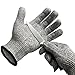 Allezola Cut Resistant Gloves -EN388 Certified High Performance Level 5 Protection,Safty Gloves for Hand protection,Best Food Grade, Lightweight, Breathable, Extra Comfortable, 1 Pair Large