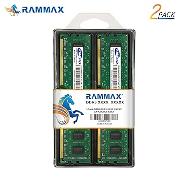 【クリックで詳細表示】RamMax メモリ 2枚組 DDR3 1333 PC10600 2GBX2 RM-LD1333-D4GB DUAL 240pin DDR-SDRAM デスクトップ パソコン用 増設メモリ 4GB デュアル